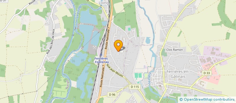 localisation de l'entreprise MONSIEUR DIDIER LEROUX à FONTENAY-SUR-LOING