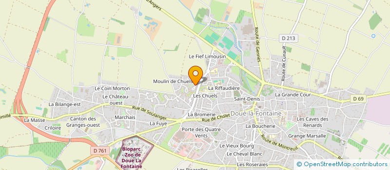 localisation de l'entreprise MONSIEUR DIDIER LEROY à DOUE-EN-ANJOU