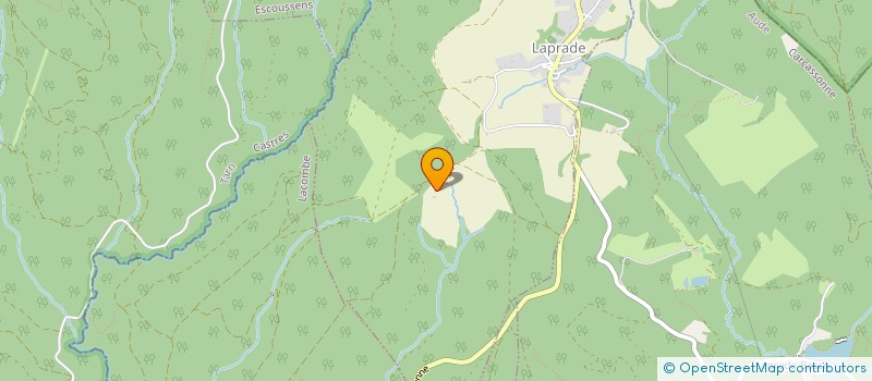 localisation de l'entreprise MONSIEUR DIDIER LEROY  FONTIERS-CABARDES