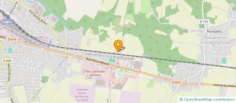 localisation de l'entreprise MONSIEUR DIDIER LEROY  MAIZIERES-LA-GRANDE-PAROISSE