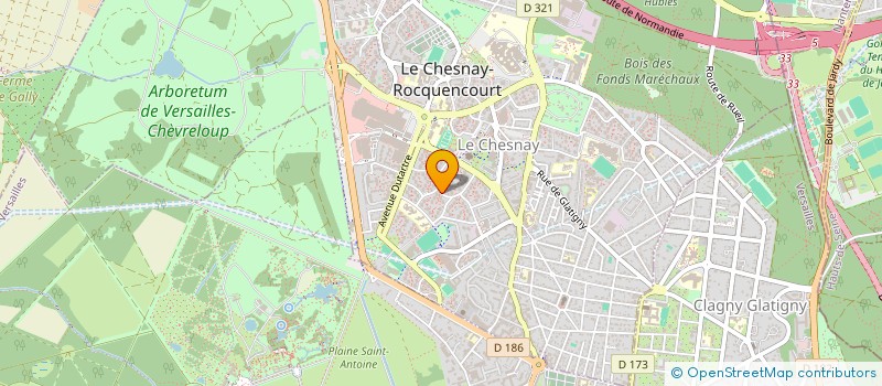 localisation de l'entreprise MONSIEUR DIDIER LESCOUZERES  LE CHESNAY-ROCQUENCOURT