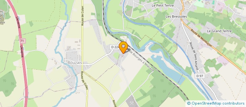 localisation de l'entreprise MONSIEUR DIDIER LESFLEURS  SAINT-AMAND-MONTROND