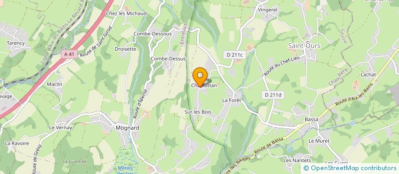 localisation de l'entreprise MONSIEUR DIDIER LESPAGNOL  SAINT-OURS