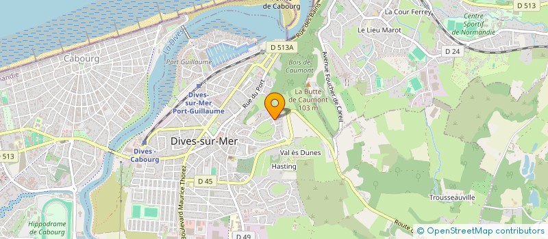 localisation de l'entreprise MONSIEUR DIDIER LETELLIER  DIVES-SUR-MER