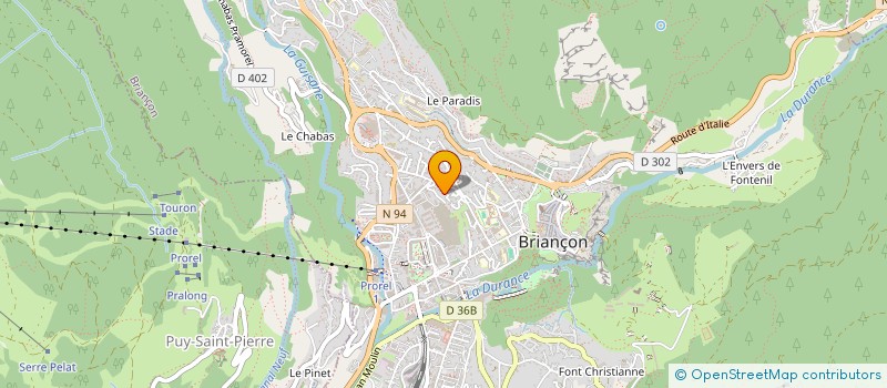 localisation de l'entreprise MONSIEUR DIDIER LETIENNE à BRIANCON