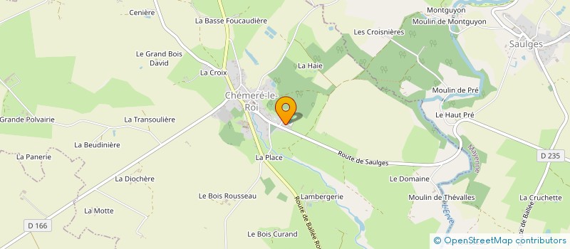 localisation de l'entreprise MONSIEUR DIDIER LEVERT à CHEMERE-LE-ROI