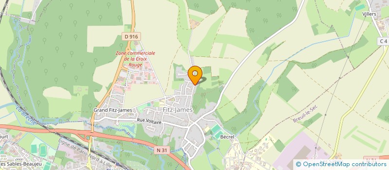 localisation de l'entreprise MONSIEUR DIDIER LEVY  FITZ-JAMES