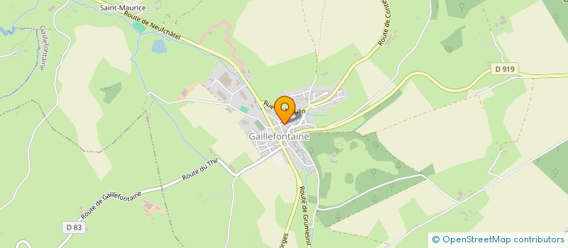 localisation de l'entreprise MONSIEUR DIDIER LHEUREUX  GAILLEFONTAINE