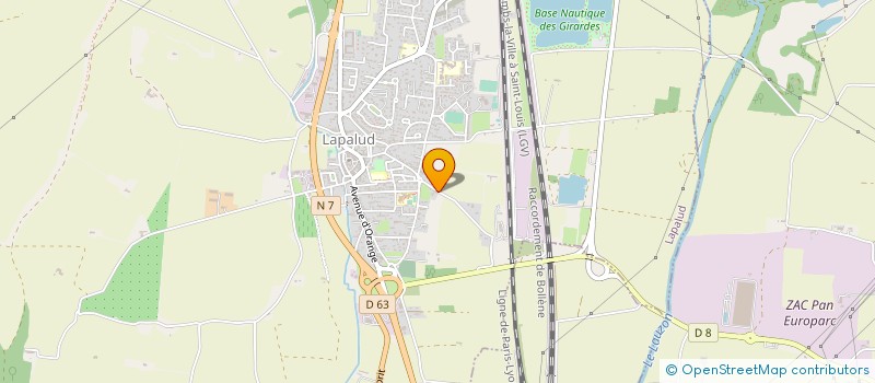 localisation de l'entreprise MONSIEUR DIDIER LHOTE  LAPALUD