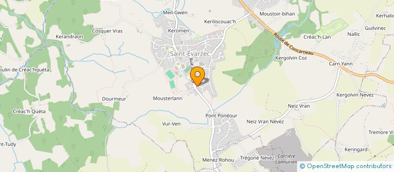 localisation de l'entreprise MONSIEUR DIDIER LIJEOUR  SAINT-EVARZEC