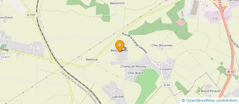 localisation de l'entreprise MONSIEUR DIDIER LINET à VARS
