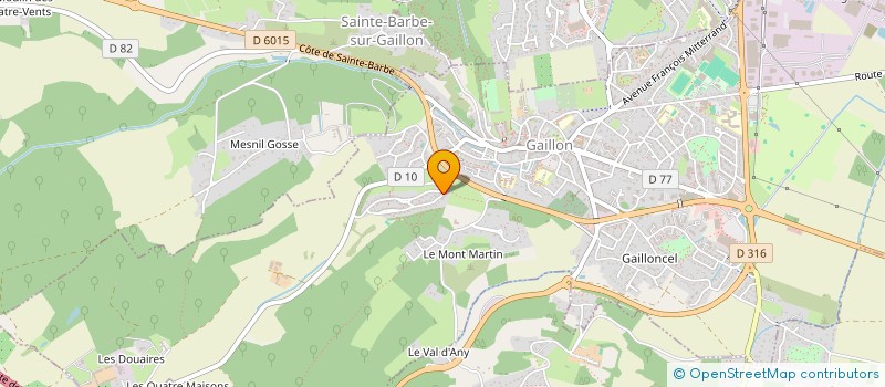 localisation de l'entreprise MONSIEUR DIDIER LINTANF  GAILLON