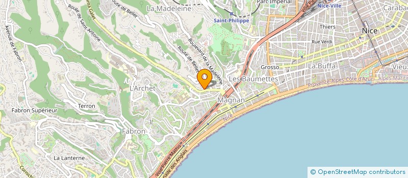 localisation de l'entreprise MONSIEUR DIDIER LISETTI à NICE