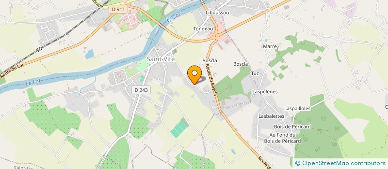 localisation de l'entreprise MONSIEUR DIDIER LLANAS à SAINT-VITE
