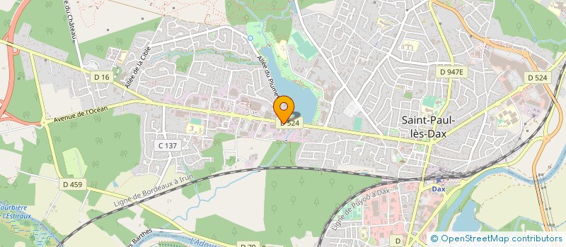 localisation de l'entreprise MONSIEUR DIDIER LOUSTALOT  SAINT-PAUL-LES-DAX