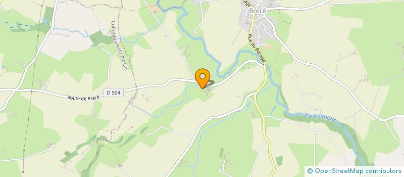 localisation de l'entreprise MONSIEUR DIDIER LOUVEAU  BRECE