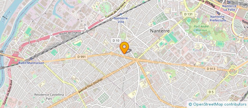 localisation de l'entreprise MONSIEUR DIDIER LOUVET  NANTERRE