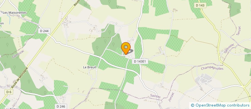 localisation de l'entreprise MONSIEUR DIDIER LUCAZEAU  GEMOZAC