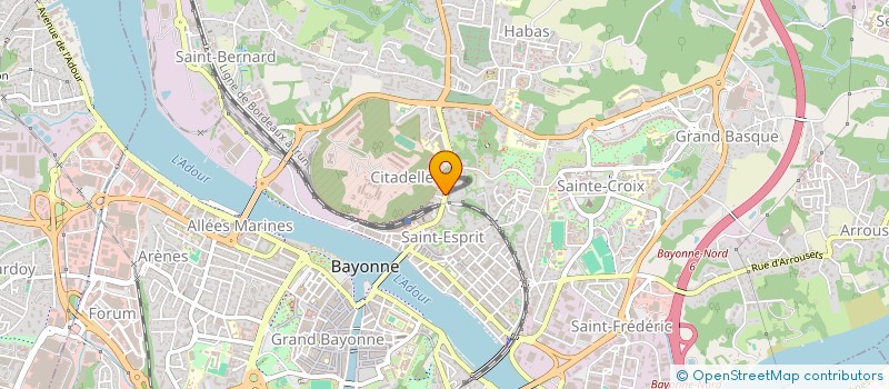 localisation de l'entreprise MONSIEUR DIDIER LUGARDON à BAYONNE