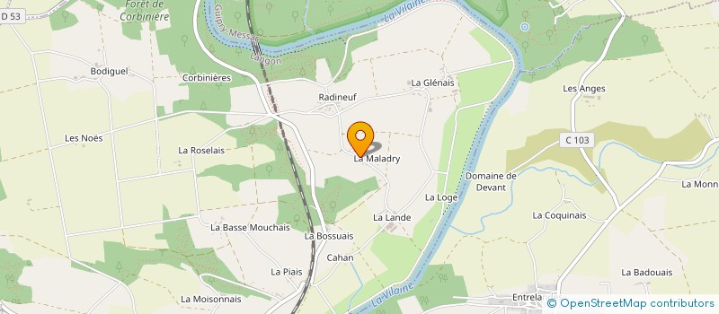 localisation de l'entreprise MONSIEUR DIDIER MACE  LANGON