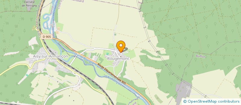 localisation de l'entreprise MONSIEUR DIDIER MAGNANT  ROUGEMONT