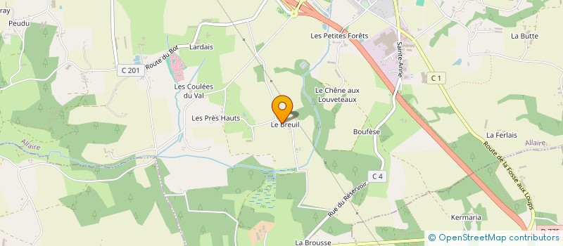 localisation de l'entreprise MONSIEUR DIDIER MAHE à ALLAIRE