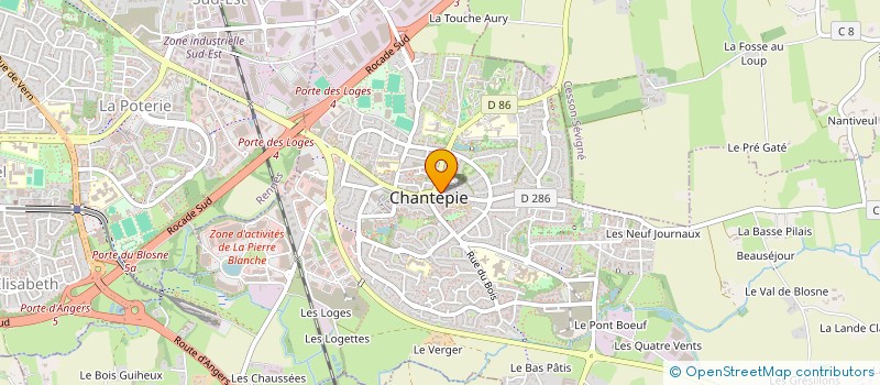 localisation de l'entreprise MONSIEUR DIDIER MAIGNE  CHANTEPIE