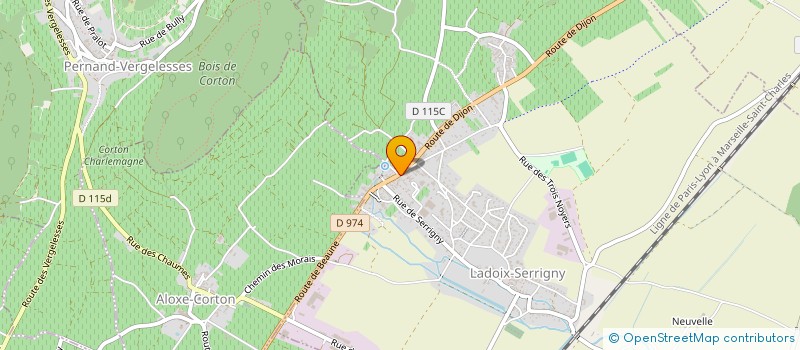 localisation de l'entreprise MONSIEUR DIDIER MAILLARD  LADOIX-SERRIGNY