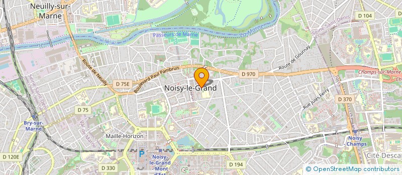 localisation de l'entreprise MONSIEUR DIDIER MAILLET  NOISY-LE-GRAND