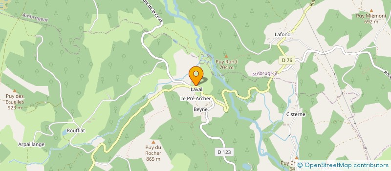 localisation de l'entreprise MONSIEUR DIDIER MALPLANCHE  DAVIGNAC