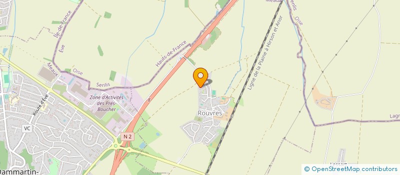 localisation de l'entreprise MONSIEUR DIDIER MAMIE  ROUVRES