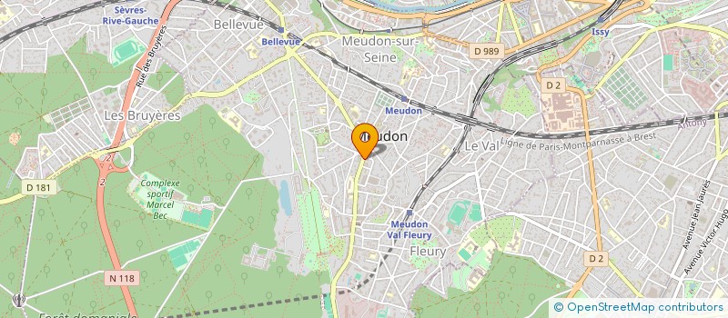 localisation de l'entreprise MONSIEUR DIDIER MANLOT  LE VESINET