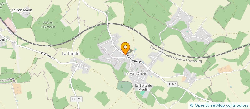 localisation de l'entreprise MONSIEUR DIDIER MARADAN  LE VAL-DAVID