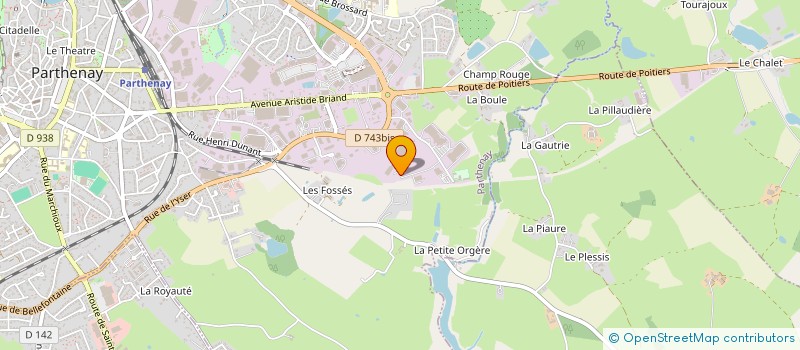 localisation de l'entreprise MONSIEUR DIDIER MARAIS à PARTHENAY