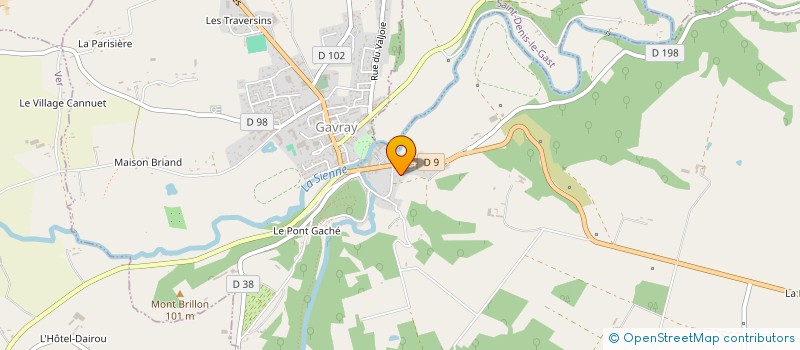 localisation de l'entreprise MONSIEUR DIDIER MARCEL GRENTE  GAVRAY-SUR-SIENNE