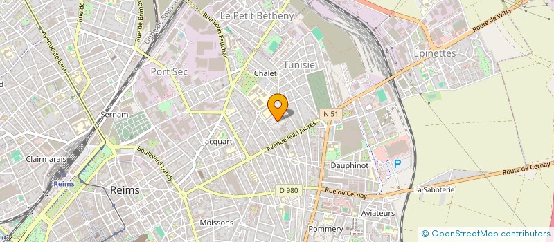 localisation de l'entreprise MONSIEUR DIDIER MARCELIN  REIMS