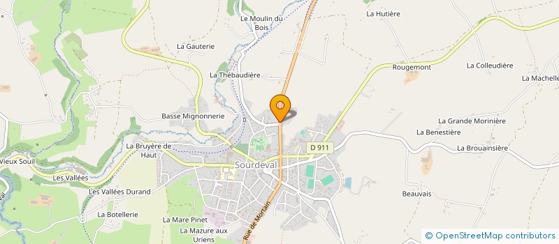 localisation de l'entreprise MONSIEUR DIDIER MARCQ  SOURDEVAL