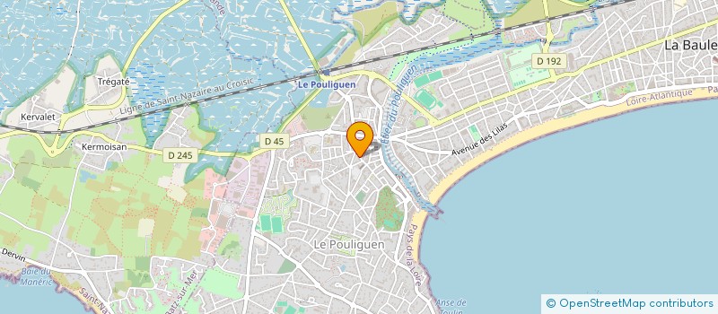 localisation de l'entreprise MONSIEUR DIDIER MARIE  LE POULIGUEN