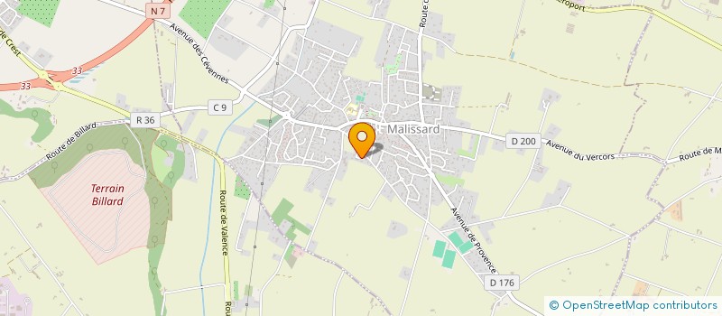 localisation de l'entreprise MONSIEUR DIDIER MARIN  MALISSARD