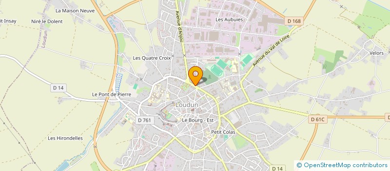 localisation de l'entreprise MONSIEUR DIDIER MARINIER  LOUDUN