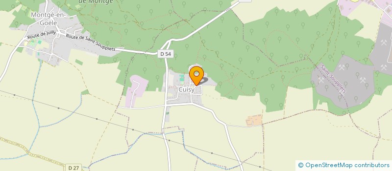 localisation de l'entreprise MONSIEUR DIDIER MARLIOT  CUISY