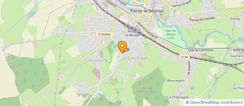 localisation de l'entreprise MONSIEUR DIDIER MARME à PARAY-LE-MONIAL