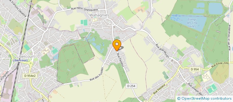 localisation de l'entreprise MONSIEUR DIDIER MARQUANT  WAHAGNIES