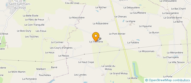 localisation de l'entreprise MONSIEUR DIDIER MARQUET à GENNES-SUR-SEICHE
