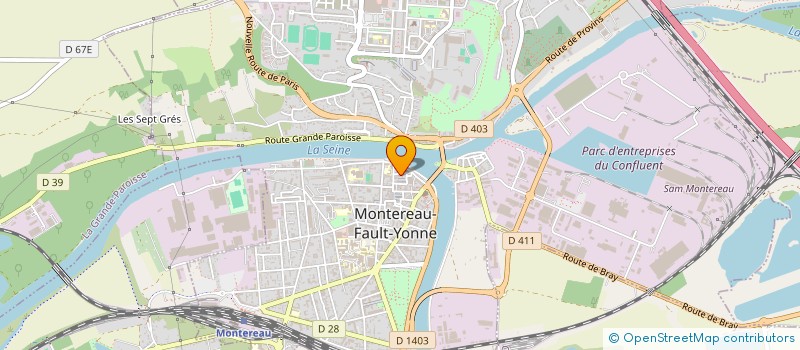 localisation de l'entreprise MONSIEUR DIDIER MARTHALER  MONTEREAU-FAULT-YONNE