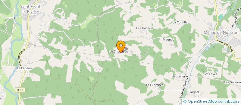 localisation de l'entreprise MONSIEUR DIDIER MARTIAL  SAINT-SAUD-LACOUSSIERE