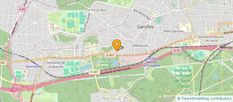 localisation de l'entreprise MONSIEUR DIDIER MARTIN à GARCHES