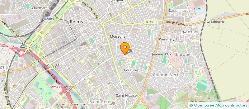localisation de l'entreprise MONSIEUR DIDIER MARTIN à REIMS