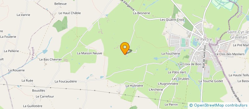 localisation de l'entreprise MONSIEUR DIDIER MARTIN  ETRELLES