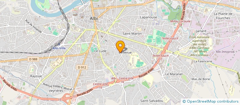 localisation de l'entreprise MONSIEUR DIDIER MARTIN à ALBI